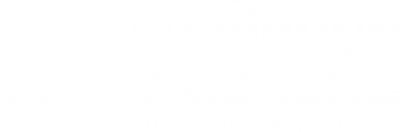 Challenge Weekend White Logo SMALL